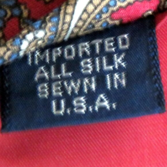 Lot 6 Silk Ties - Mezzo Matto/Bill Blass/Nautica/Bruno Rossi/Van Heusan/Britches - Picture 11 of 16